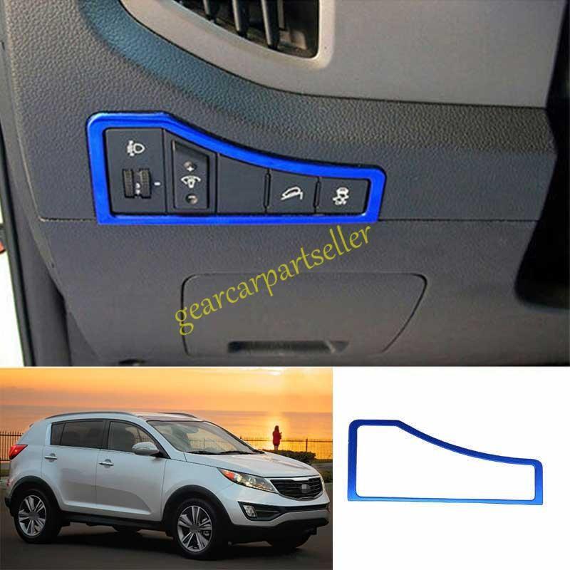 For Kia Sportage R 11-2016 Blue Titanium Driver s Side Dash Control Cover Trim