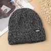 Thickened and Warm In Autumn and Winter Knitted Head Hat Casual Big Head Circumference Pile Hat Outdoor Cold Protection Versatile Cold Hat Trend