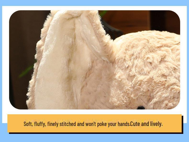 Large Plush Elephant Pillow Toy - Cute Comfort Doll for Children’s Birthday Gift