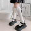 Women's Lace Trim Socks Sweet Lolita Socks Cosplay Stockings Tie Up Cotton Socks
