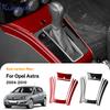 Ekte Mykt Karbonfiber For Vauxhall Opel Astra H MK5 2004 2005 2006 2007 2008 2009 2010 Midtkonsoll Girspakpanel Klistremerke