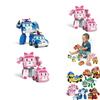 Toy Robocar Poli Car Transformed Pull Back Robot Kids Car Toys Action Figure