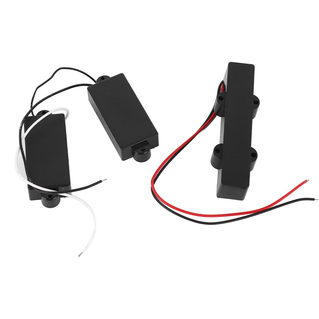 Closed Electric Bass Pickups Low Noise Powerful Output Guitar Enclosed Pickup Set Musical Instrument Accessories