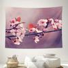 Japanese Cherry Blossom Tapestry Floral Wall Hanging Sakura Decor Aesthetic Room Decor Japanese Style Bohemian Tapestry Nature W