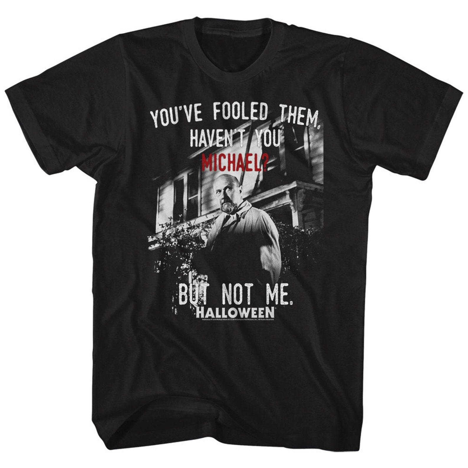 Halloween Not Me Black Adult T-Shirt XL
