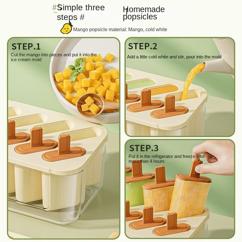 Kapaklı Silikon Buz Kalıbı, 8/22 Bölmeli, Ev Kullanımı İçin Gıda Sınıfı Buz Yapıcı, Buz Lolipop ve Dondurma Kalıbı