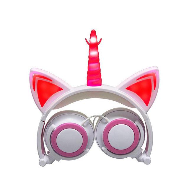 Divertente Bambini Testa Led Cuffie Cablate Luce Ragazza Giocatore PC  Auricolare Occhiali Da Riproduzione Overear Auricolare Auriculares acquista  in modo economico — spedizione gratuita, recensioni reali con foto — Joom