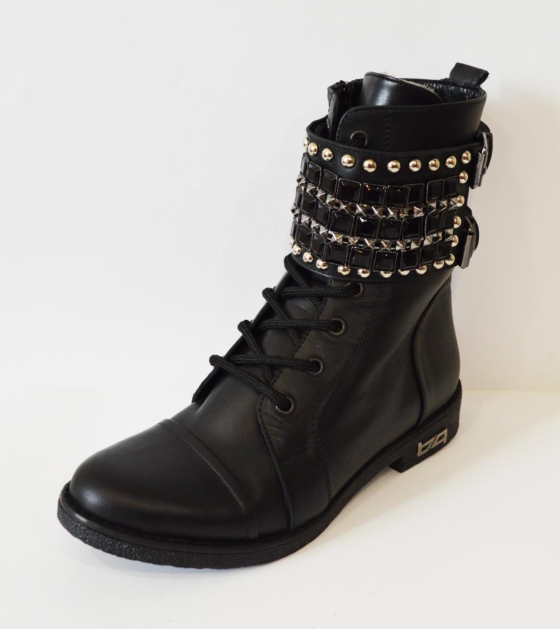 

Черевики високі з пряжками Aquamarine 933-12 36 39 чорний