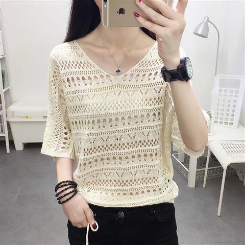 Women's Knitwear Cover-up Batwing Dress & Skirt Set for Spring/Summer