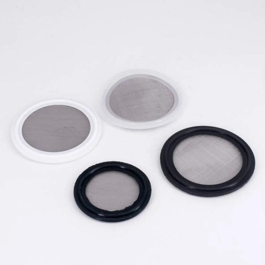 Filtro a Rete 10 20 40-80 100 150 200 300 Mesh 1.5" 2" 3" 4" Tri Clamp Guarnizione in Silicone PTFE EDPM FKM Striscia di Tenuta Sanitaria per Homebrew