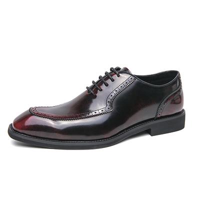 Fashion Luxury Brand Four Seasons Shoes British Microfiber Leather Shoes Men Business Dress Shoes Office Gentleman Formal Casual Oxfords
