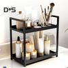 Countertop Storage Rack Double Layers Heavy Duty Metal Home Office Living Room Kitchen Bathroom Cosmetics Organizer Holder