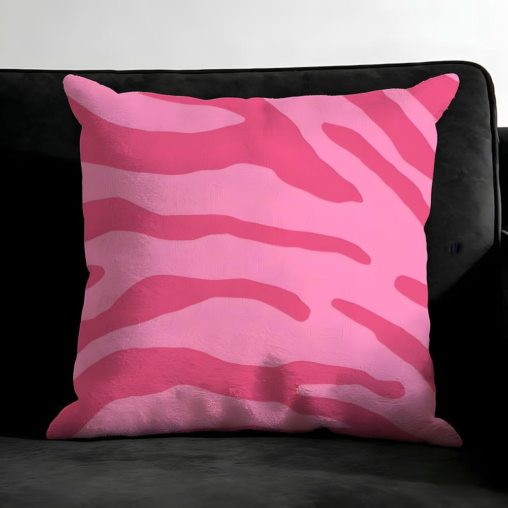 Zebra Pattern Fashion Cushion Cover Pillowcase Ultra Soft Skin Friendly Fabric Cloud Like Comfort & Concealed Zipper