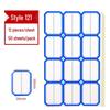 Colored Self-Adhesive Label Stickers for Handwriting, 50 Sheets - Office Use Name & Price Tags