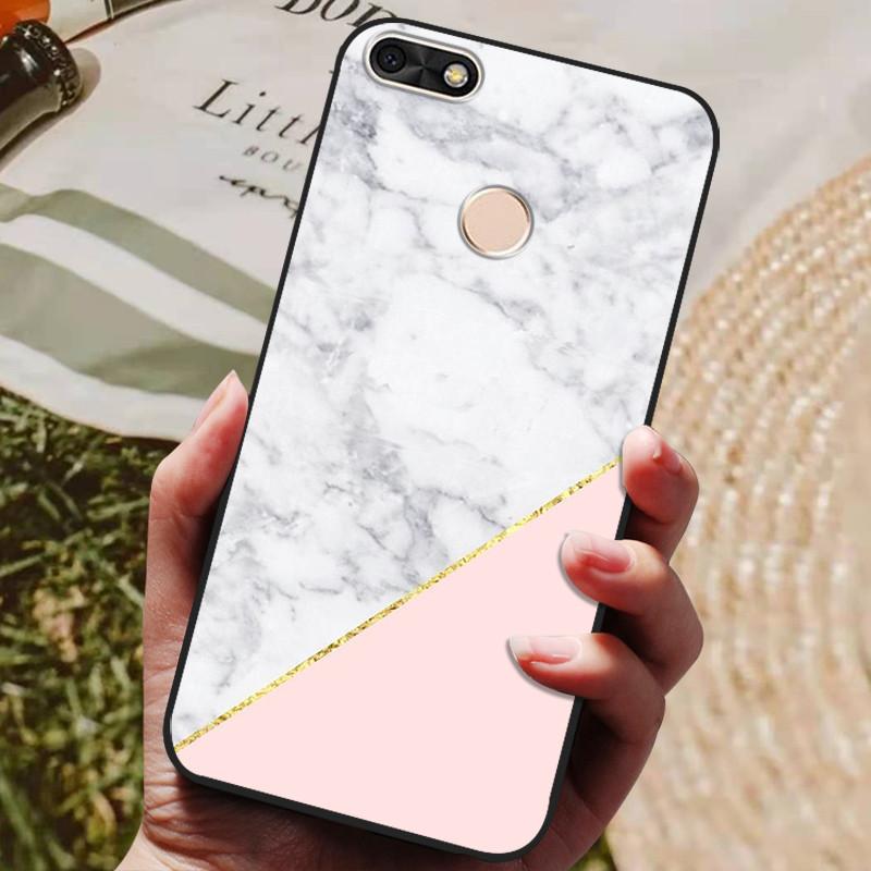 Per Huawei P Smart 5.65 pollici Custodia in TPU Morbido Silicone Lupo Carino Cover Posteriore Custodia per Telefono Per Huawei P Smart 2018 FIG-LX1 Custodia PSmart