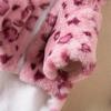 Warm Fleece Dog Clothes Thickened Pet Padded Coat Fashion Pet Hooded Coats  Dog