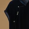 Women's New Chinese Style Sleeveless Stand Collar Blouse