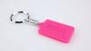 [Kijima] Motorcycle Parts Keychain KISS Silicone 30mm x 45mm Pink