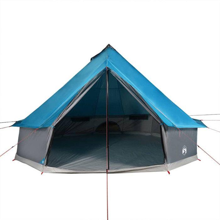 VidaXL Tente familiale tipi 6 personnes bleu imperméable, tente, tente de jardin, abri extérieur, tente de camping, abri de 94586