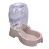 Automatischer Schwerkraft-Hundenapf mit Wasserspender, große Kapazität, rutschfest, Kunststoff, für mittelgroße bis große Hunde und Katzen, Beige