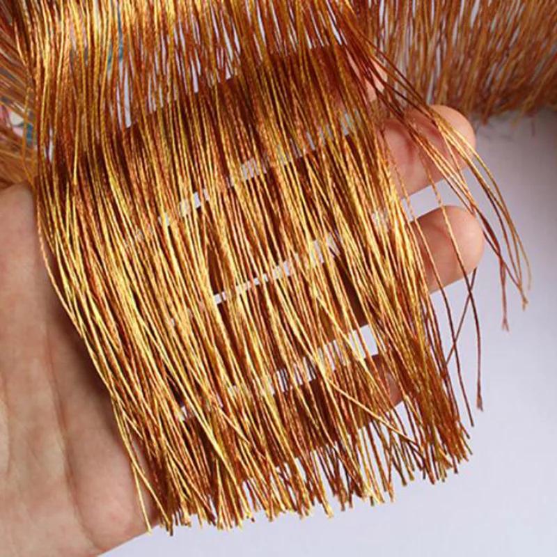 11.7M Braided Webbing Fringed Lace Boho Curtain Trim 16cm Width Polyester Tassel DIY Upholstery Decor European Trim Accessories