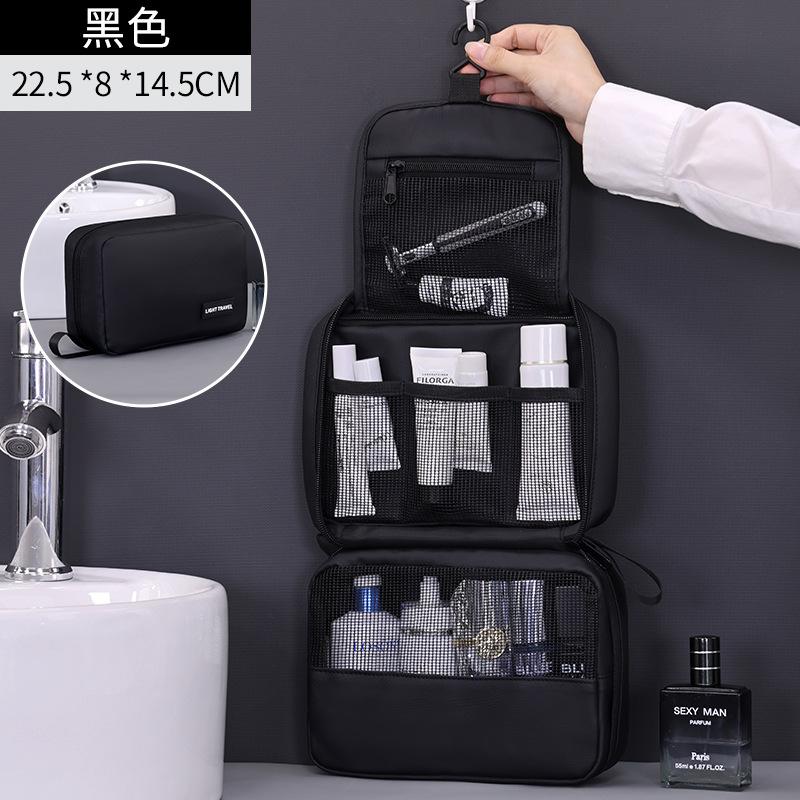 

s New Foldable Men s Grooming Bag Travel Business Portable Multi-functional Cosmetics Storage Makeup