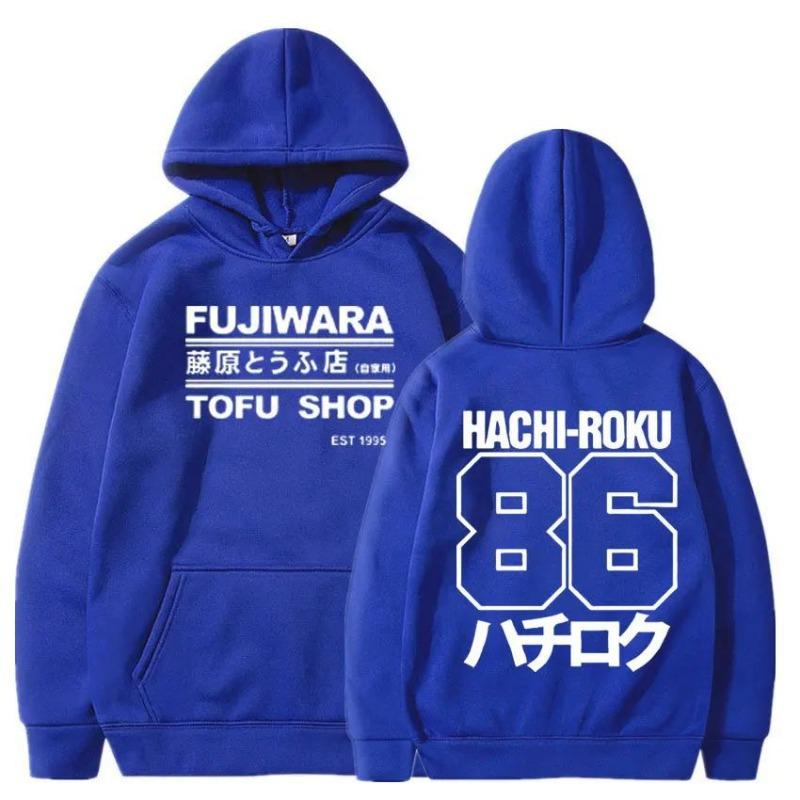 Initial D Manga Hachiroku Shift Drift Hoodie Men Long Sleeve Sweatshirts Women Harajuku Streetwear Pullovers Sudaderas