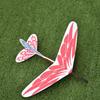 Creative Intelligence DIY Assembled Hand Throwing Foam Gyroscope Ejection Dual-purpose Aircraft Model Toy Model Aircraft Model