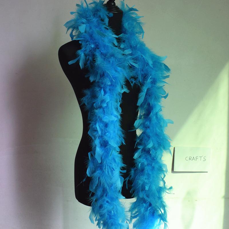 DIY Exquisite 50 g 2 m / strip  thick feather boa feather wedding party Dress up a variety of colors