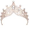 Bridal Crown Tiara Princess Birthday Rhinestone Crown Atmospheric Wedding Dress Accessories