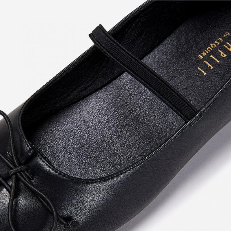 Simplet By ESquire Simple Women S Elin Ribbon Flat ShoeS Black