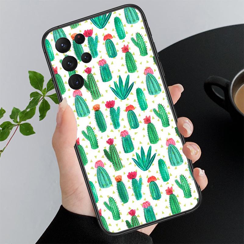 

Phone Case For Samsung A55 A16 A56 A36 A35 A15 A53 A54 A33 A34 A25 A05S A52 A52S A14 A26 A71 Cactus Flower A16 5G