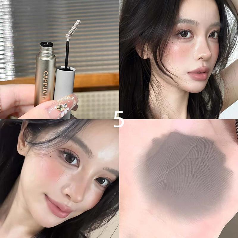Cappuvini Natural Dyeing Eyebrow Cream High Pigment Long-Lasting Waterproof Natural Brow Tint Enhancer Brow Mascara Cosmetic