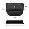Car Sticker Tesla High Capacity Leather Organizer Car Front Seat Gap Storage Boxes For Tesla Model S X 3 Y Roadster Cybertruck A