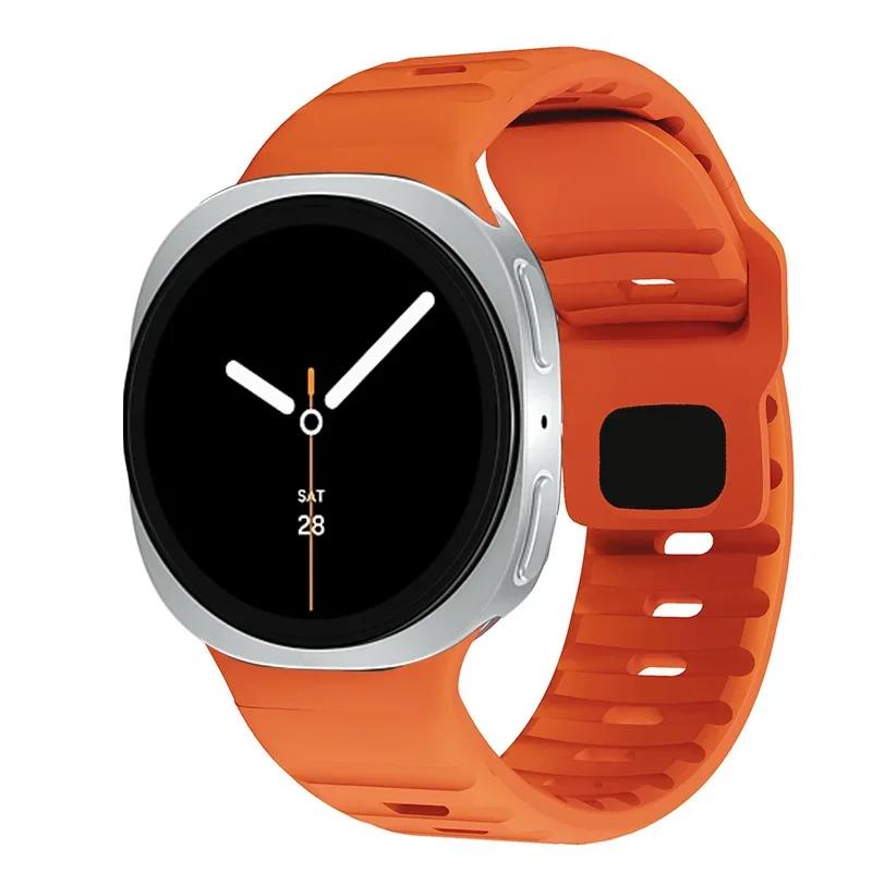 Silicone Straps for Samsung Galaxy Watch 8/8 Classic Strap 40mm 44mm 46mm Sport Bracelet Correa Galaxy Watch 8/7 Ultra Band 47mm