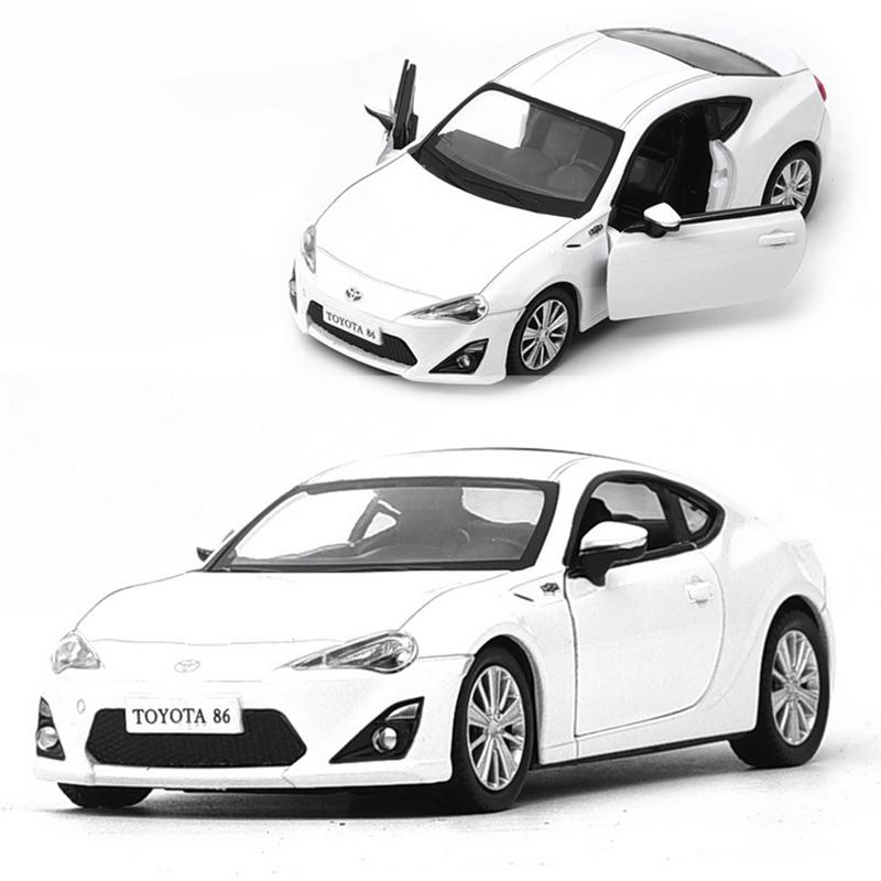 1/36 Toyota GT 86 Legering Sportsbil Modell Støpt Metall Bane Racingbil Kjøretøyer Modell Simulering Miniatyr Skala Leker for Barn Gave