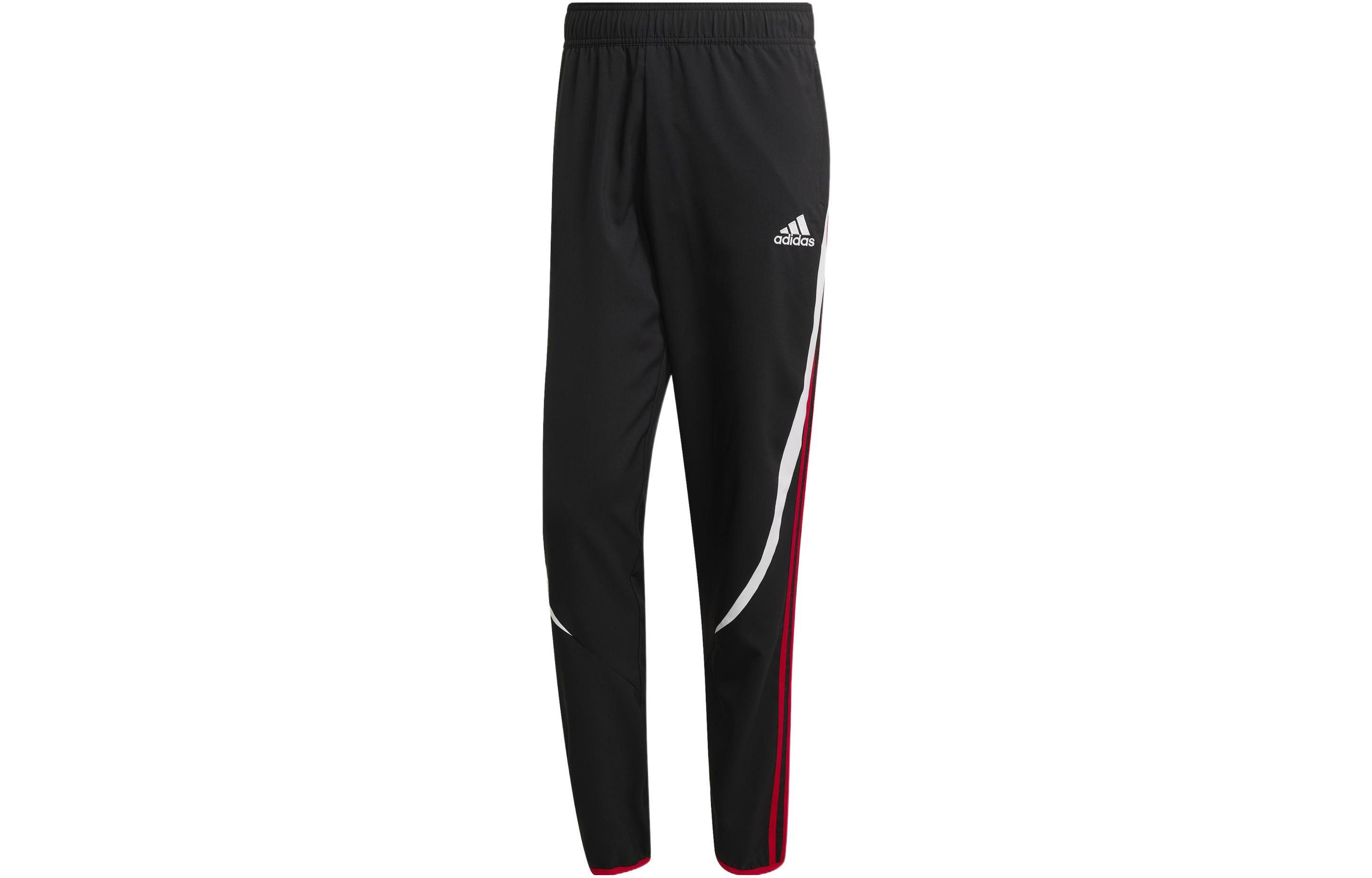 Adidas Knitted Sweatpants Men s Black Moderate Cuffed Pants H64068 S