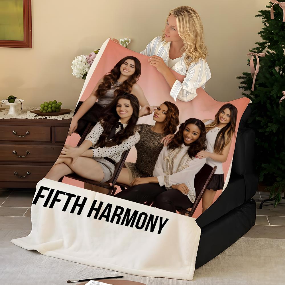 Music F-Fifth H-Harmony Throw Flannel Blanket, Soft Warm, Durable & Washable cute Cool