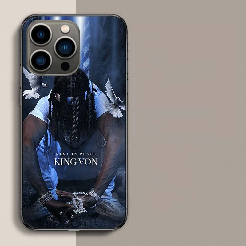 

Чехол для телефона рэпера K-King Von Для iPhone 17 Air 15 Pro 14 Plus 16 Pro Max 17E 16E 12 13 Mini 11 Чехол Милый Fundas iPhone 13 Pro Max