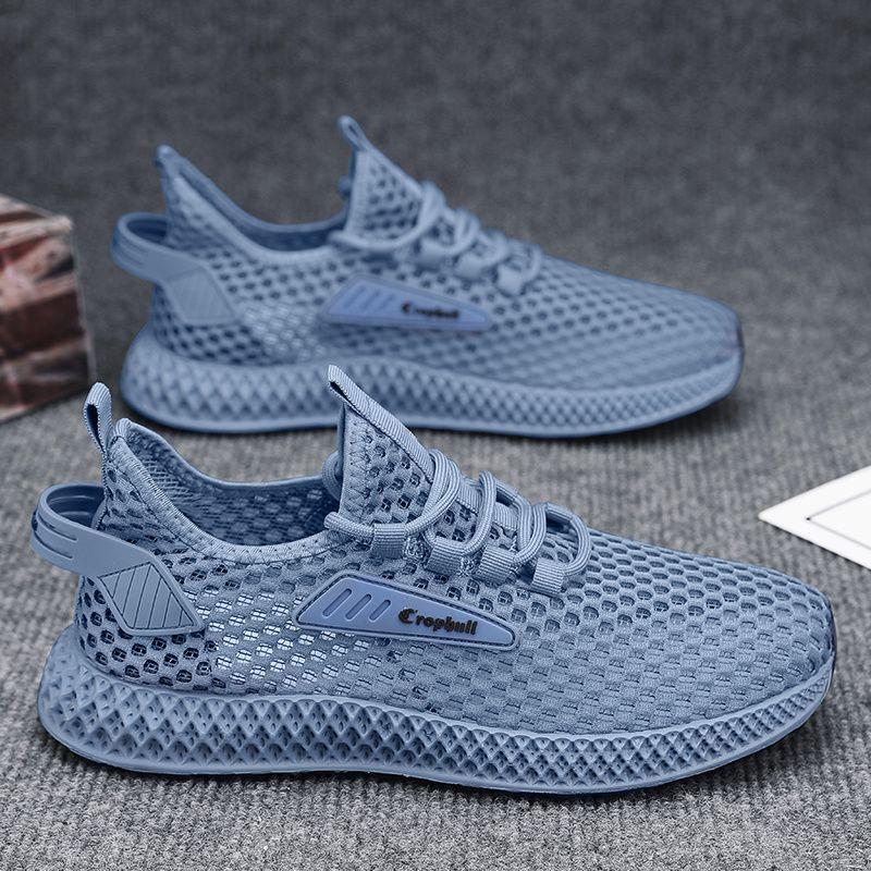 Fashion Men's Mesh Sneakers Lightweight Running Shoes Summer Mesh Sneakers Breathable Casual Shoes Comfortable Men's Tennis