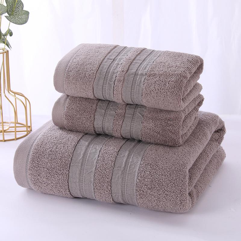 Premium All-Cotton Bath Towel: Thick, Soft, Absorbent, Antibacterial, Embroidered for Household and Hotel Use