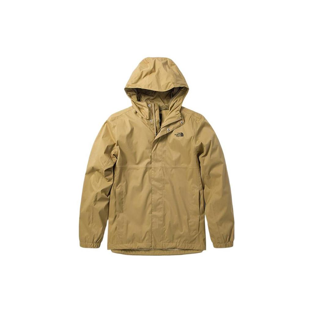 The North Face Windbreaker Jackets Men's Khaki Hooded Moderate NF0A5B43-PLX