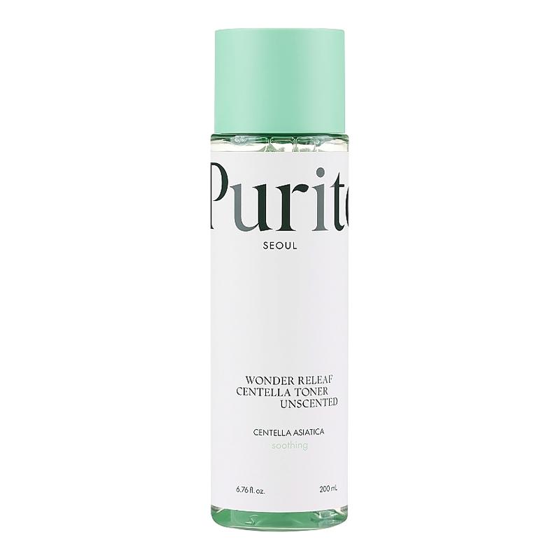 

Тонер успокаивающий с азиатской центелой без эфирных масел Centella Unscented Toner PURITO 200 мл