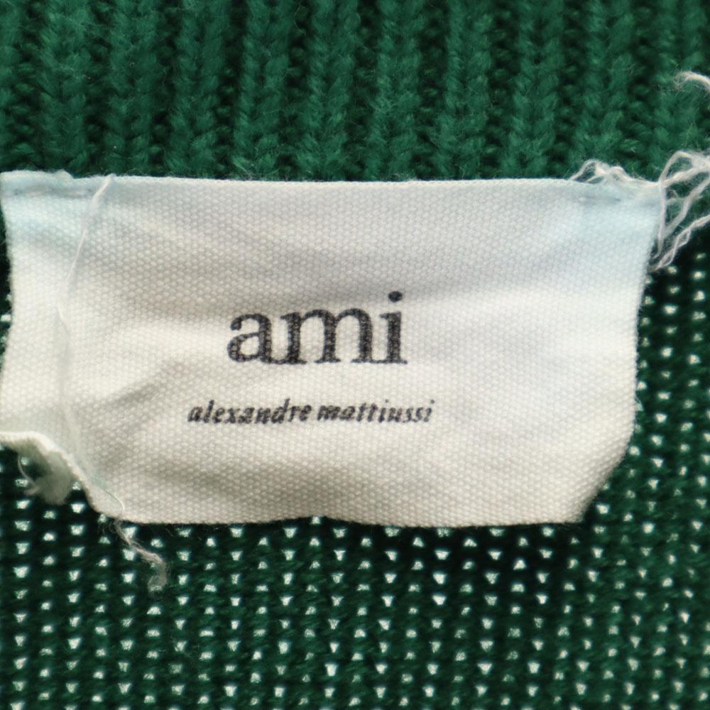 AMI Made In Portugal Long Sleeve Sweater S Green Knit Women Used