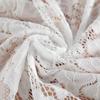 Celebrity Style White Lace Dress Women's French Autumn and Winter Inner Cover Double-layer Horn Sleeve A-shaped Skirt Small White Dress Women's Cloth