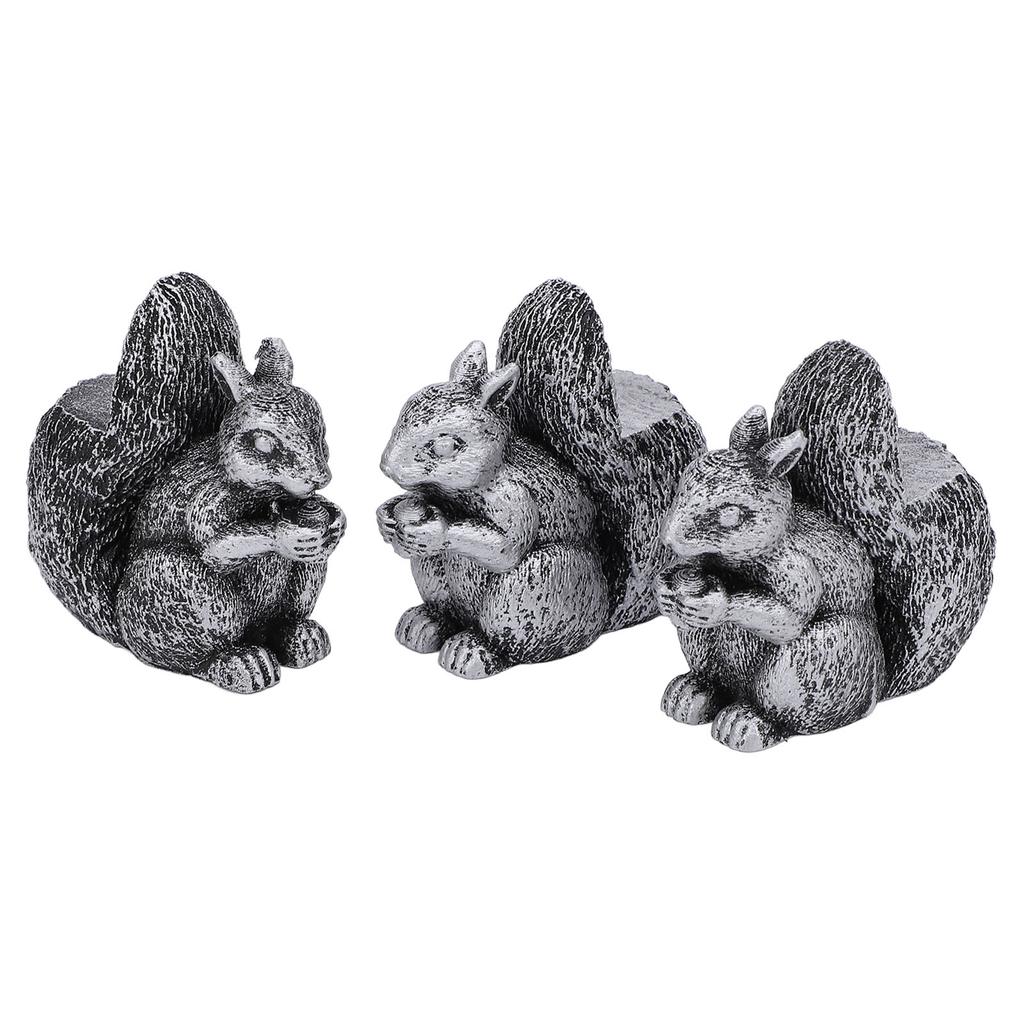3PCS Flower Pot Decorative Feet Resin Animal Statue Plant Pot Support Feet Planter Riser for