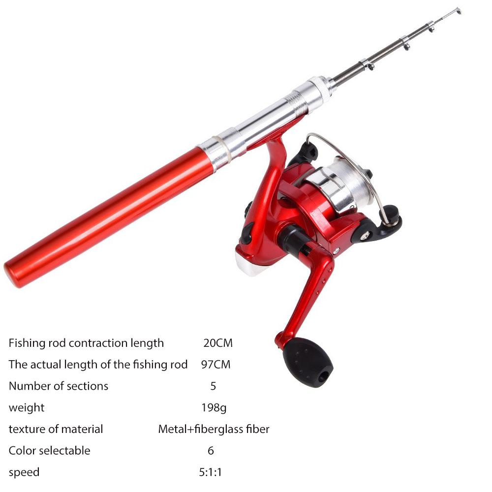 Ruten für Angelzubehör Angelruten Waren Tackle Rolle Teleskoprute Werkzeuge Zubehör Ruten Material Dinge Artikel Sport