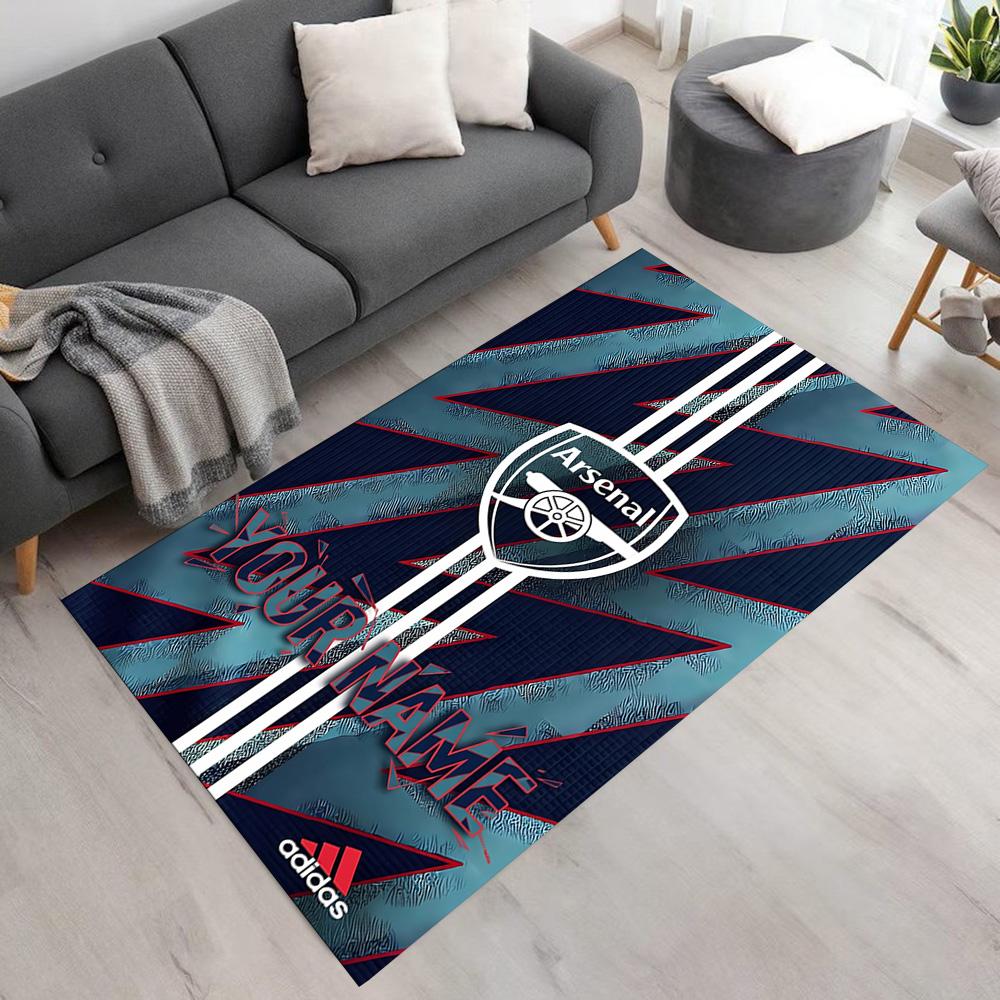 Arsenal F.c. Customize Text Area Rug Suitable for Dormitory Living Rooms Balcony Bedrooms Antislip Carpet Office home decor