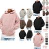 Herren Winter Flauschiger Hoodie Pullover Stilvolles Fleece Sweatshirt für Ultimative Wärme