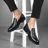 Nouveau cuir véritable hommes plat rehausseur chaussures d'affaires en cuir formel chaussures homme britannique décontracté chaussures de mariage